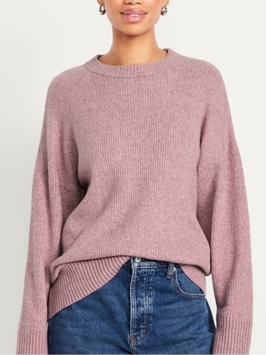 Old Navy Sweaters - Old Navy Women's Scoop Crewneck Sweater in Dusty Mauve